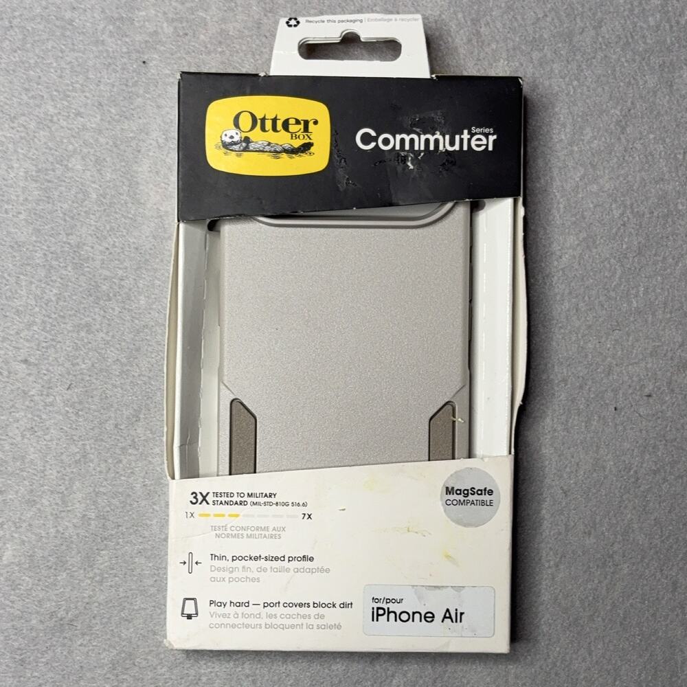 OtterBox Commuter Series iPhone Air Phone Case Grey MagSafe Rugged Slim
